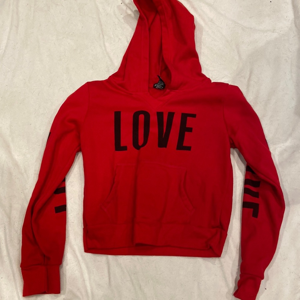 Girls red hoodie